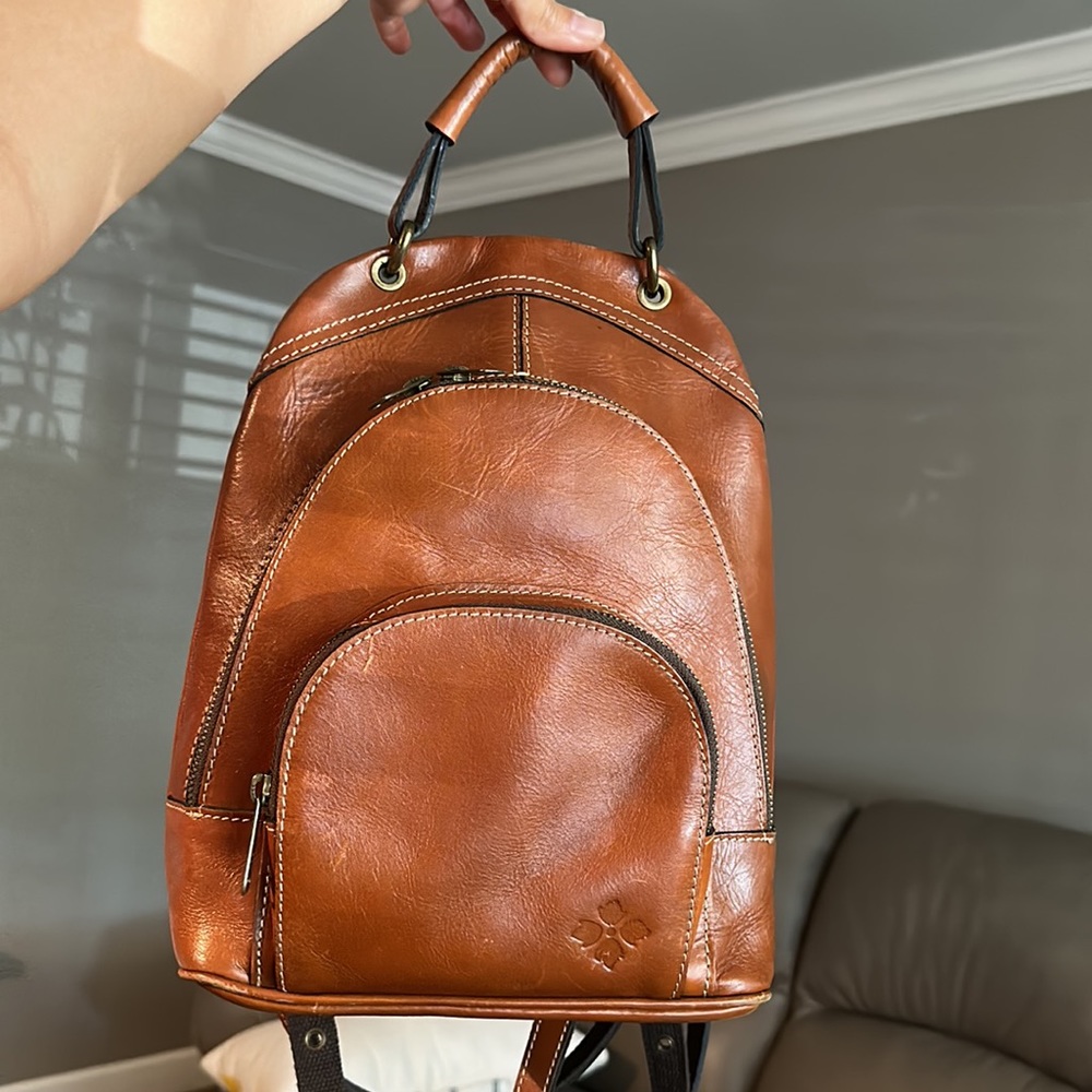 Leather Backpack by Patricia Nash